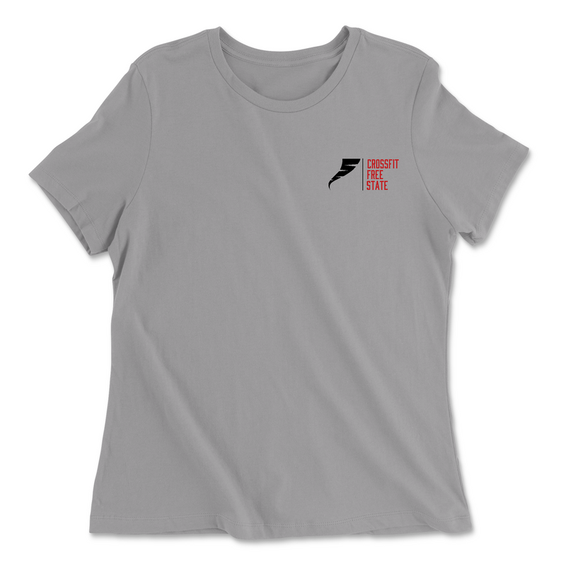 Womens 2X-Large SOLID_ATHETIC_GREY Relaxed Jersey T-Shirt