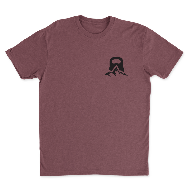 Mens 2X-Large HEATHER_MAROON T-Shirt