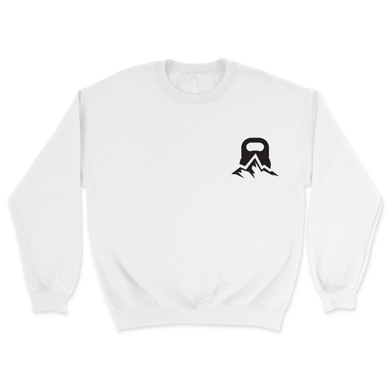 Mens 2X-Large WHITE Midweight Sweatshirt