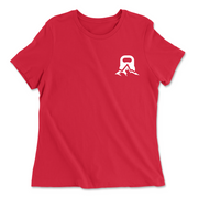 Womens 2X-Large RED Relaxed Jersey T-Shirt