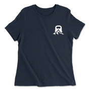 Womens 2X-Large NAVY Relaxed Jersey T-Shirt