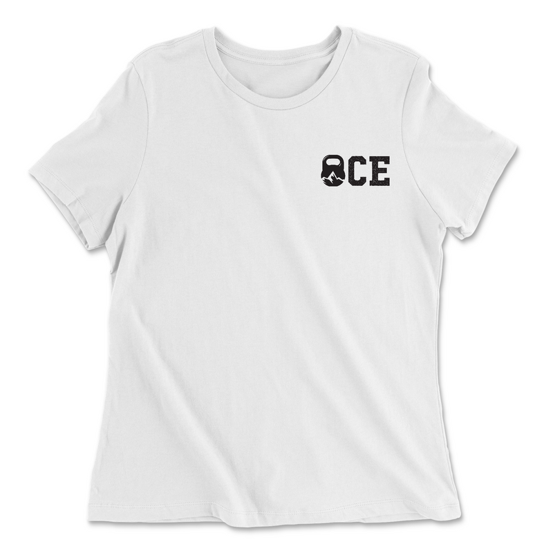 Womens 2X-Large WHITE Relaxed Jersey T-Shirt