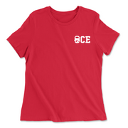 Womens 2X-Large RED Relaxed Jersey T-Shirt