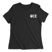 Womens 2X-Large BLACK Relaxed Jersey T-Shirt