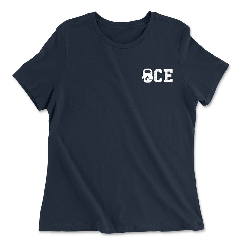 Womens 2X-Large NAVY Relaxed Jersey T-Shirt