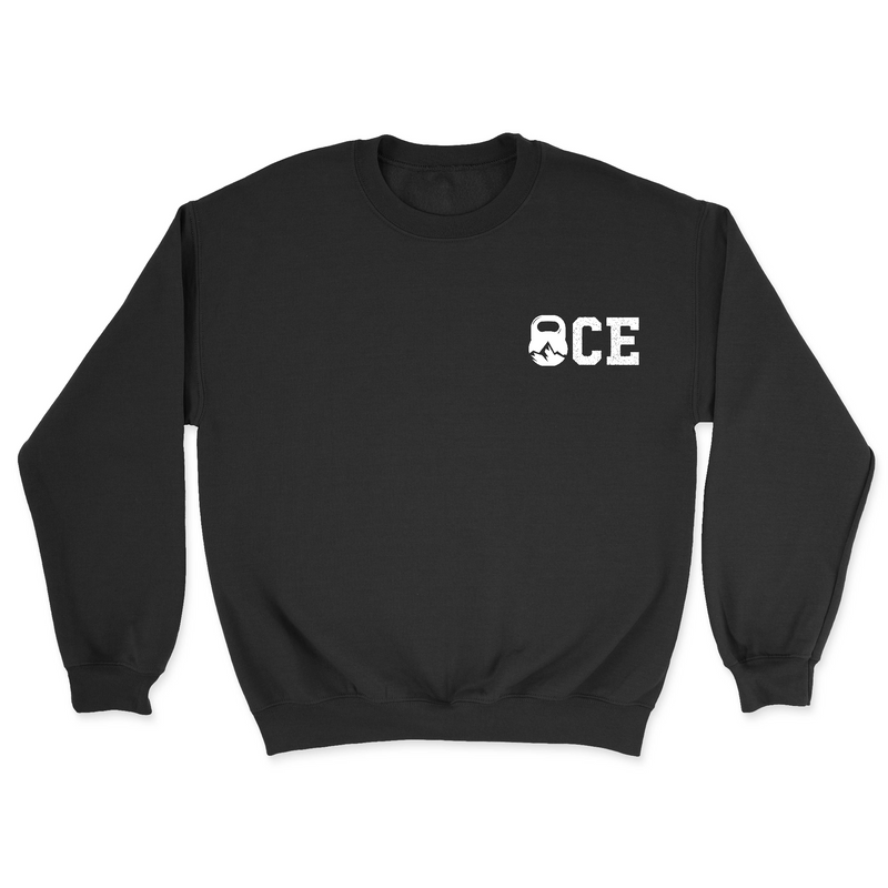 Mens 2X-Large BLACK Midweight Sweatshirt