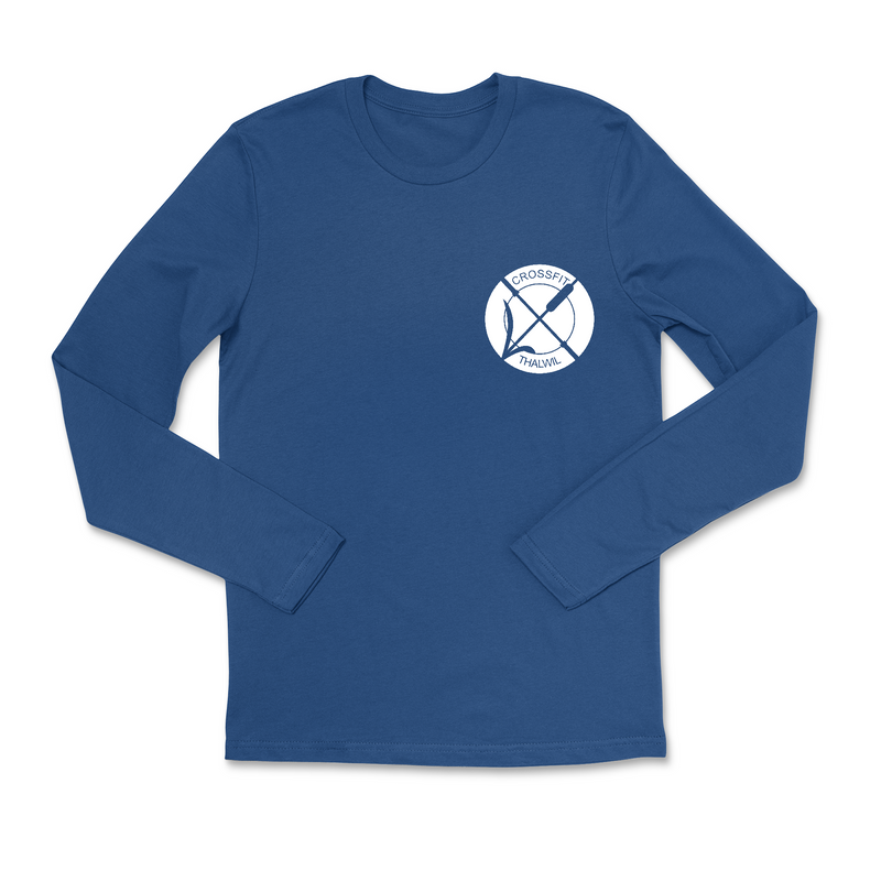 CrossFit Thalwil Pocket (White) Mens - Long Sleeve