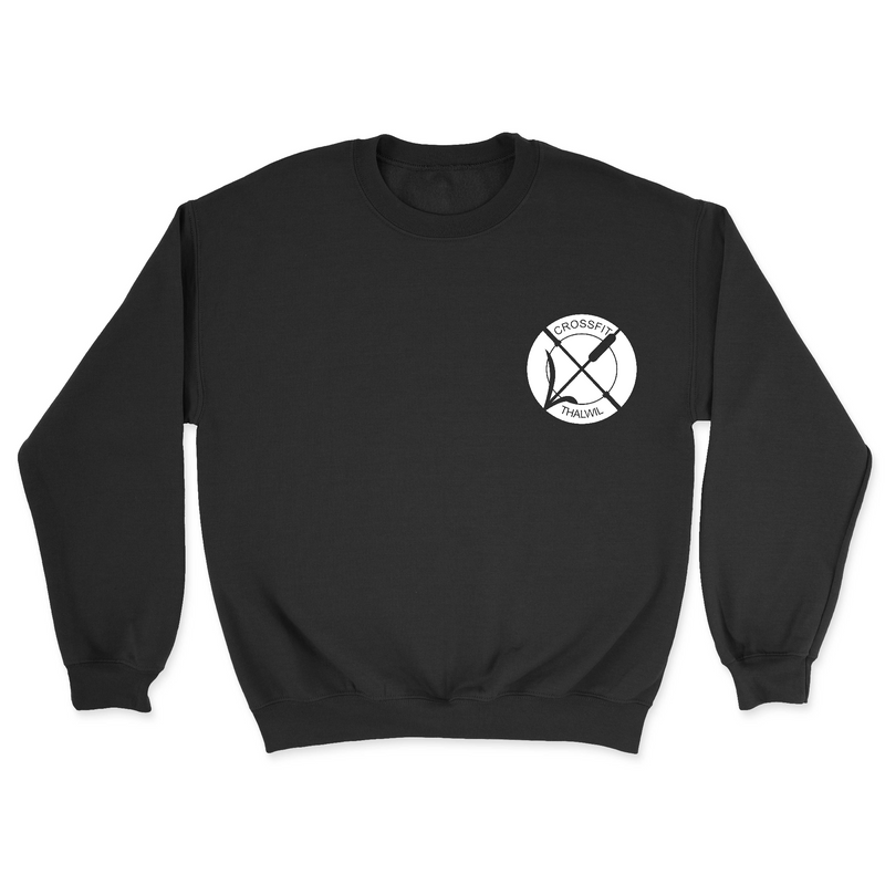 CrossFit Thalwil Pocket (White) Mens - Midweight Sweatshirt