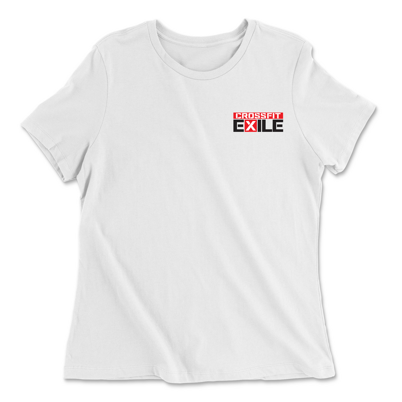 Womens 2X-Large WHITE Relaxed Jersey T-Shirt