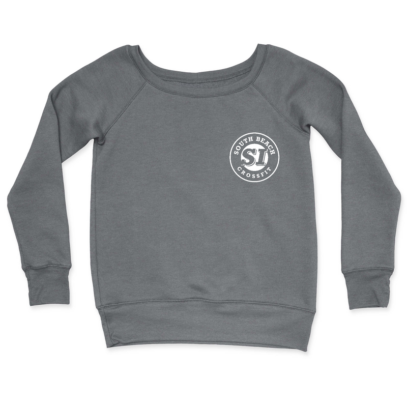 South Beach CrossFit SI Standard (White) Womens - CrewNeck