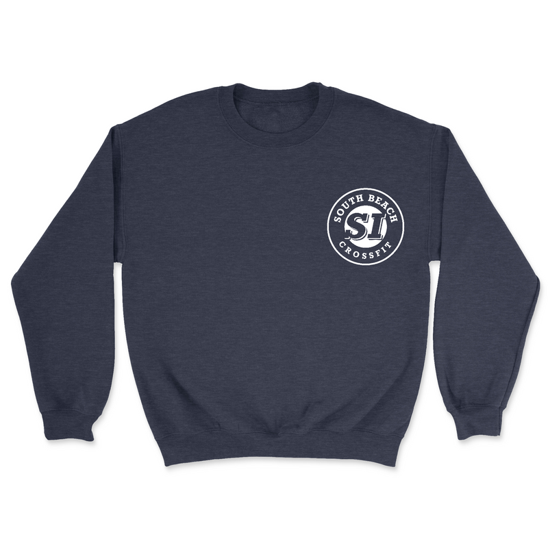 South Beach CrossFit SI Standard (White) Mens - Midweight Sweatshirt