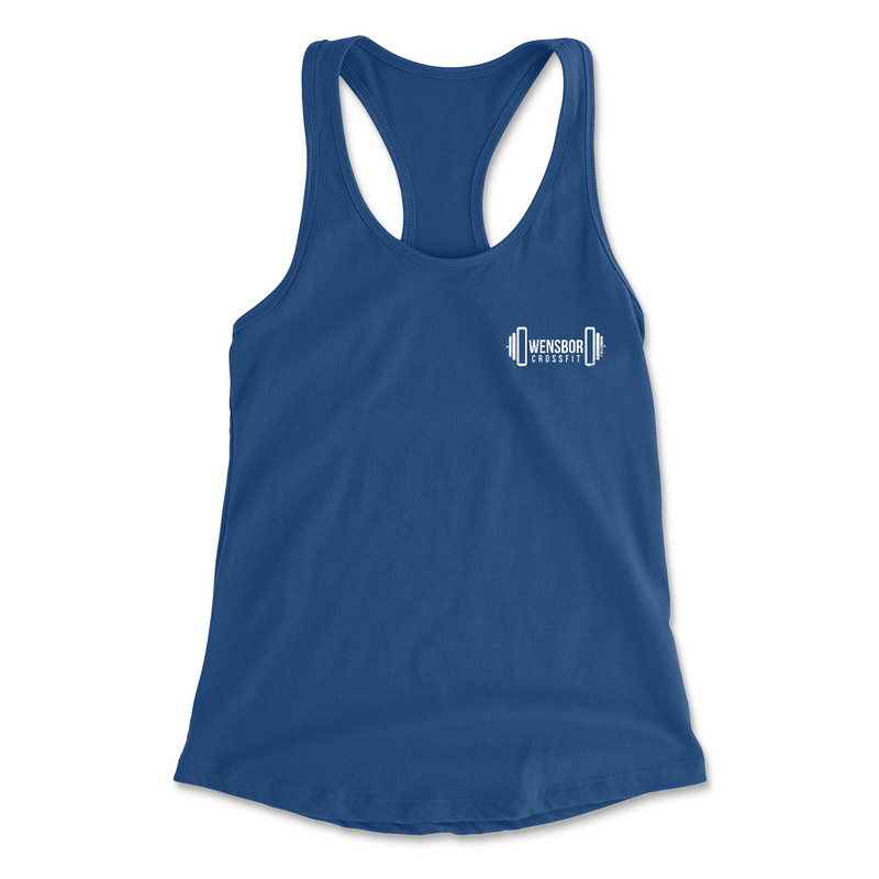 Owensboro CrossFit Pocket (White) Womens - Tank Top