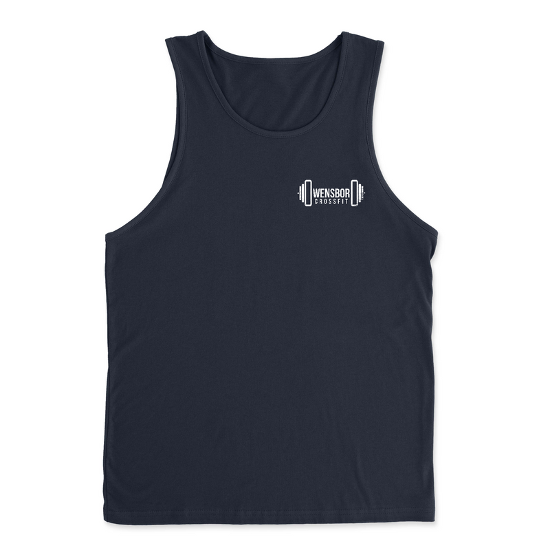 Owensboro CrossFit Pocket (White) Mens - Tank Top