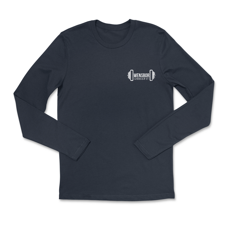 Owensboro CrossFit Pocket (White) Mens - Long Sleeve