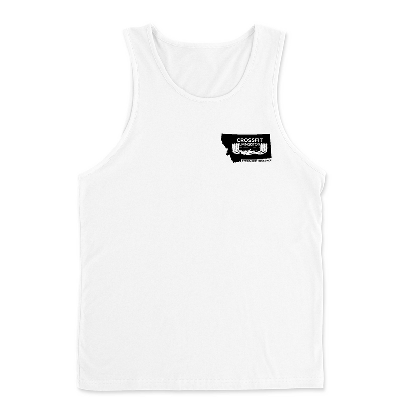 Mens 2X-Large WHITE Tank Top
