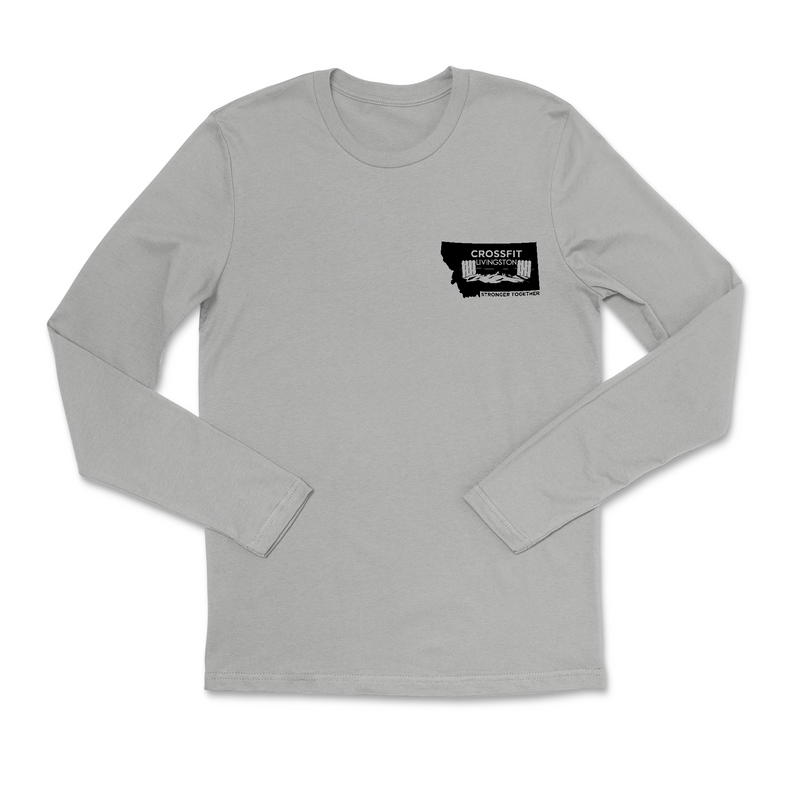 Mens 2X-Large HEATHER_GRAY Long Sleeve