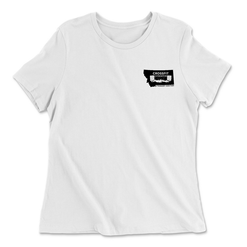 Womens 2X-Large WHITE Relaxed Jersey T-Shirt