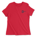 Womens 2X-Large RED Relaxed Jersey T-Shirt