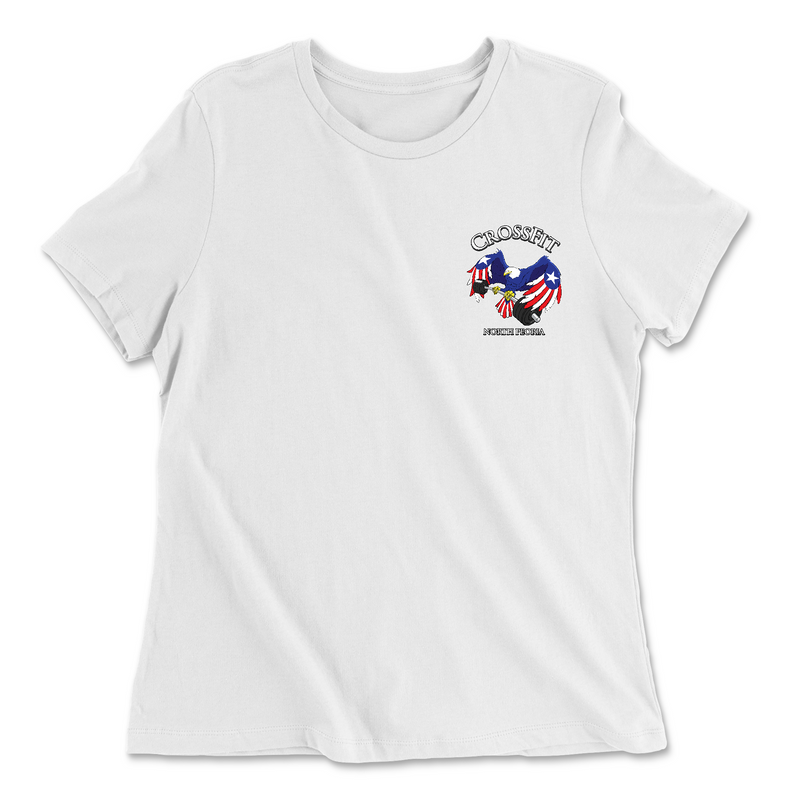 Womens 2X-Large WHITE Relaxed Jersey T-Shirt