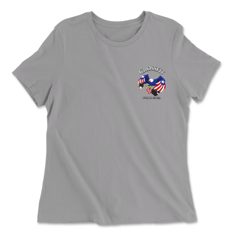 Womens 2X-Large SOLID_ATHLETIC_GREY Relaxed Jersey T-Shirt