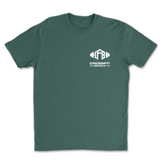 Mens 2X-Large HEATHER_FOREST_GREEN T-Shirt