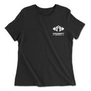 Womens 2X-Large BLACK Relaxed Jersey T-Shirt