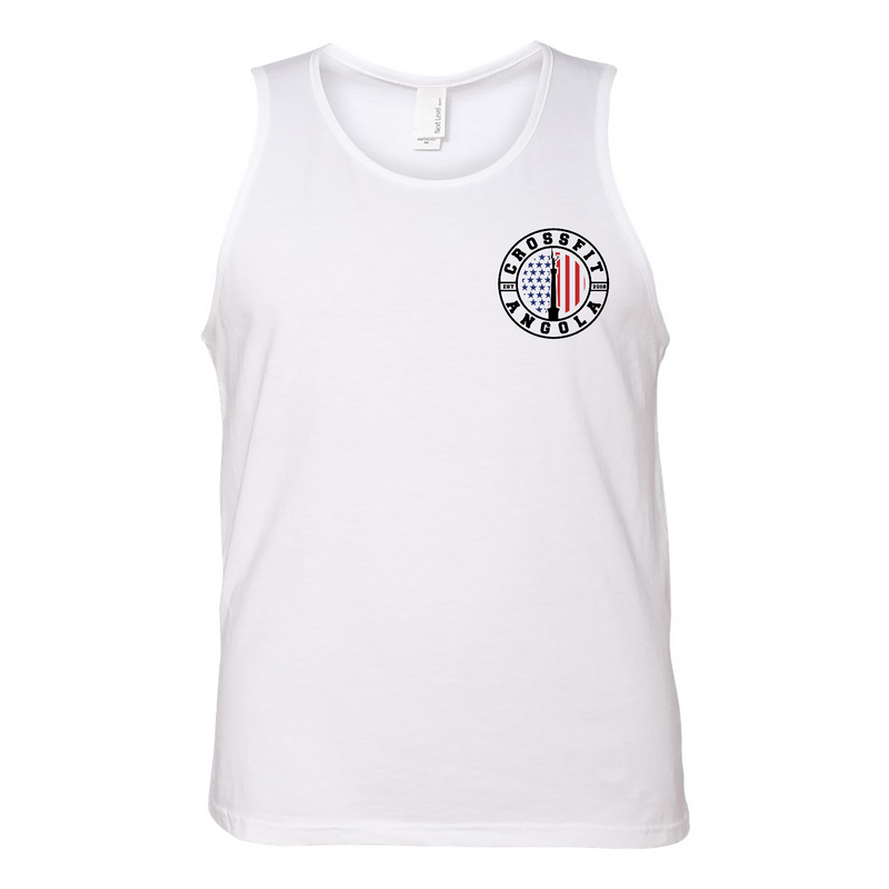 Mens 2X-Large WHITE Tank Top