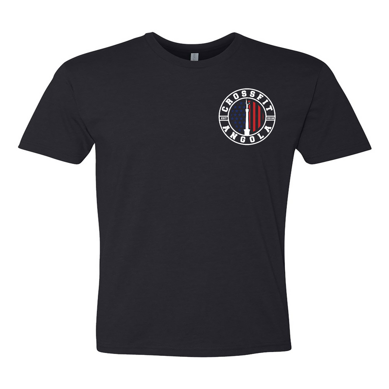 Mens 2X-Large BLACK T-Shirt