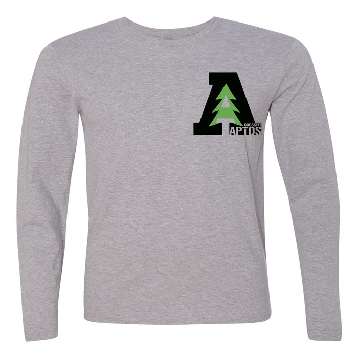 Mens 2X-Large HEATHER_GRAY Long Sleeve