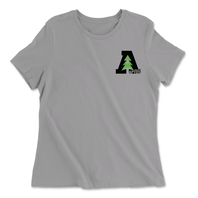Womens 2X-Large SOLID_ATHLETIC_GREY Relaxed Jersey T-Shirt
