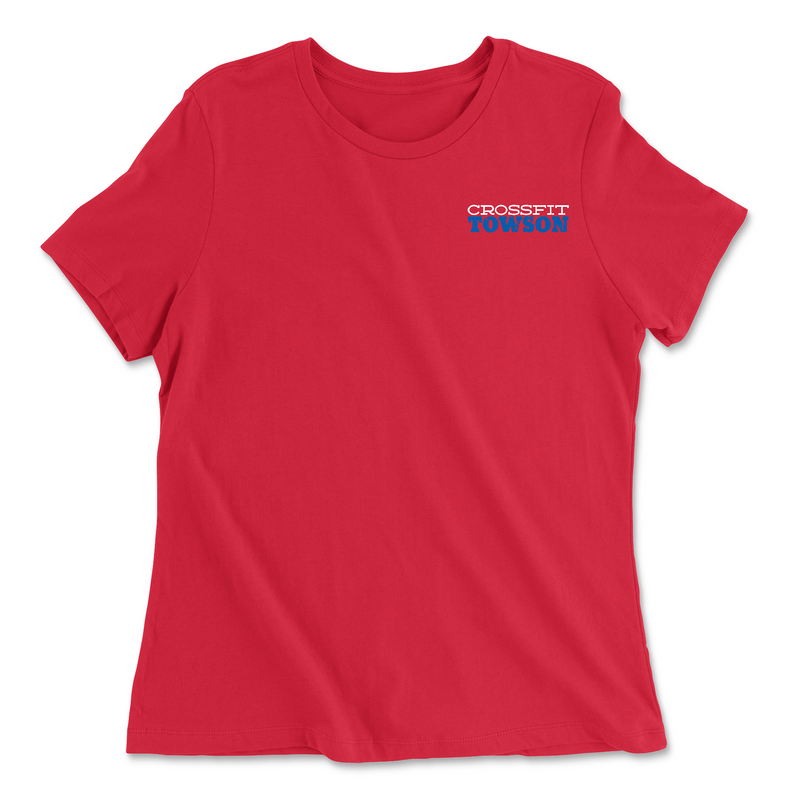 CrossFit Towson Pocket Womens - Relaxed Jersey T-Shirt