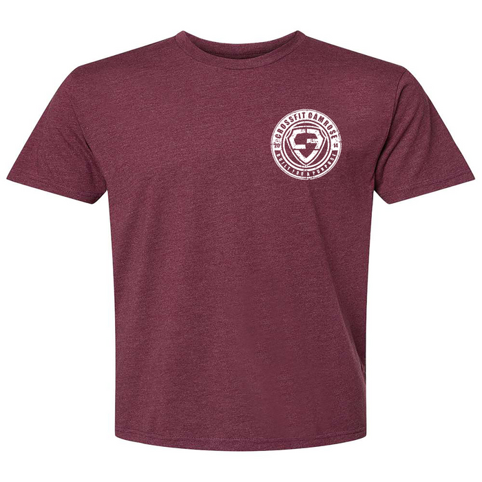 Mens 2X-Large HEATHER_MAROON T-Shirt