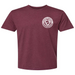 Mens 2X-Large HEATHER_MAROON T-Shirt