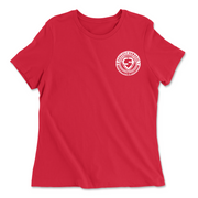 Womens 2X-Large RED Relaxed Jersey T-Shirt