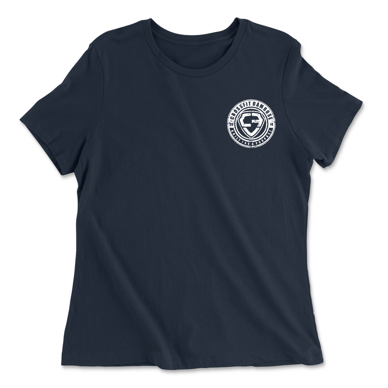 Womens 2X-Large NAVY Relaxed Jersey T-Shirt