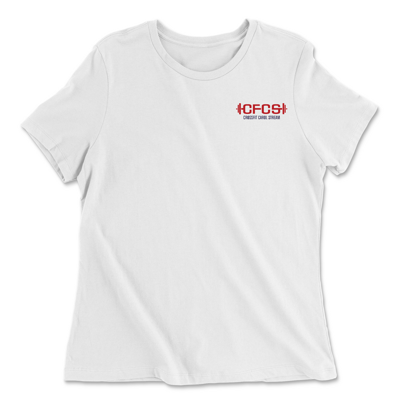 CrossFit Carol Stream Pocket Womens - Relaxed Jersey T-Shirt