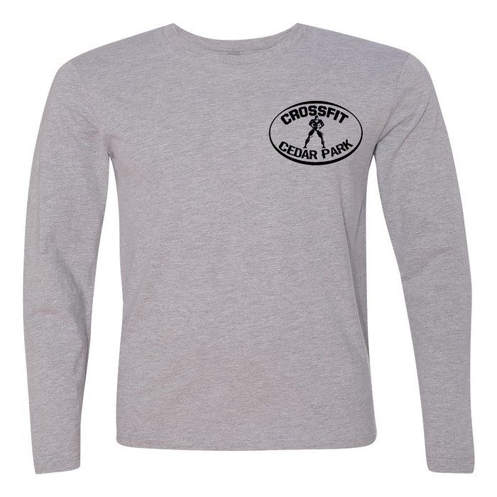 Mens 2X-Large HEATHER_GRAY Long Sleeve