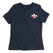 Womens 2X-Large NAVY Relaxed Jersey T-Shirt