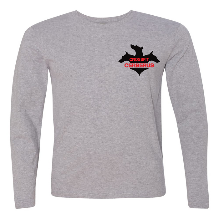 Mens 2X-Large HEATHER_GRAY Long Sleeve