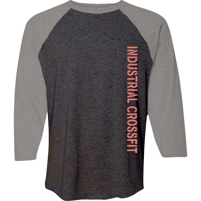 Mens 2X-Large VINTAGESMOKE_GRANITE_HEATHER 3/4 Sleeve