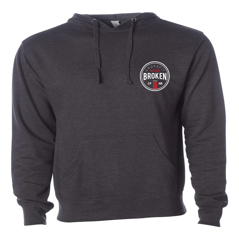 Mens 2X-Large CHARCOAL_HEATHER Hoodie