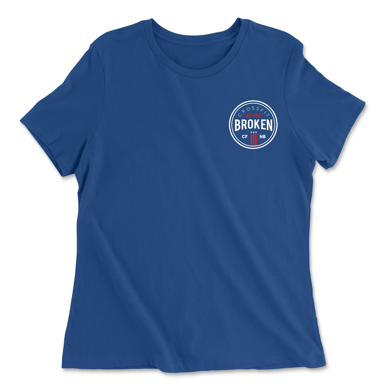 Womens 2X-Large TRUE_ROYAL Relaxed Jersey T-Shirt