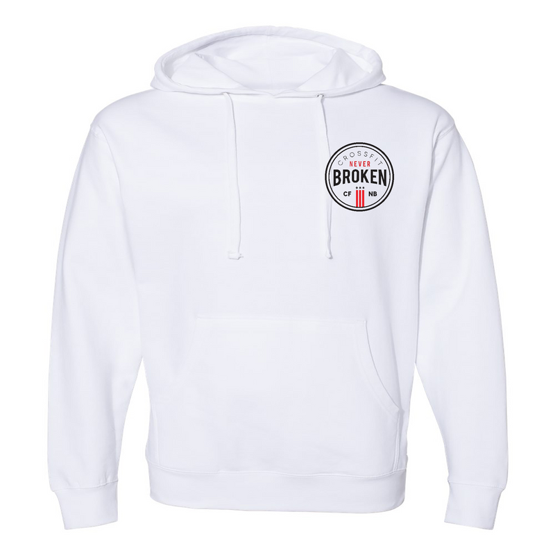 Mens 2X-Large WHITE Hoodie
