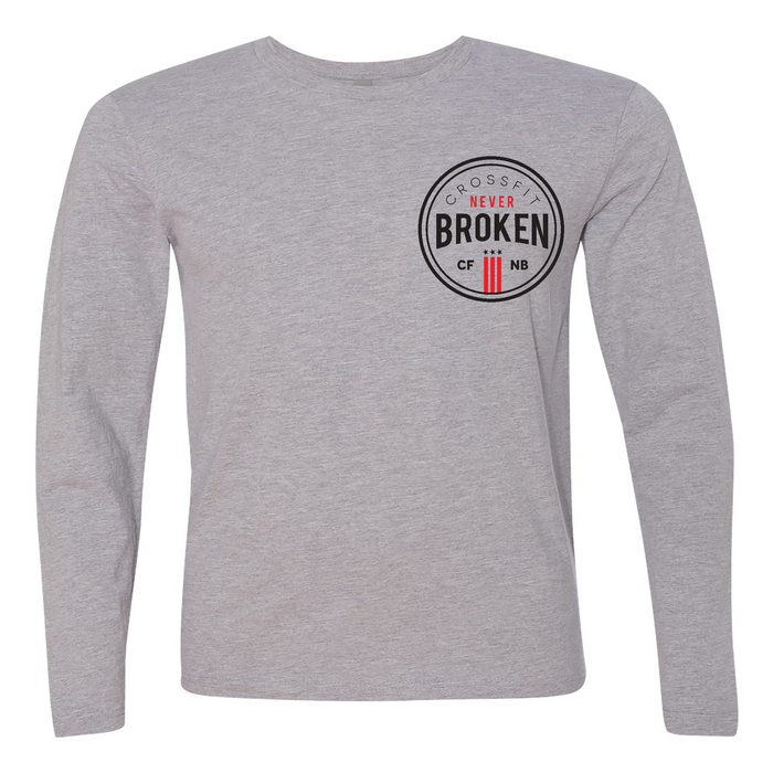 Mens 2X-Large HEATHER_GRAY Long Sleeve