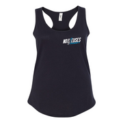 Womens 2X-Large BLACK Tank Top (Front Print Only)