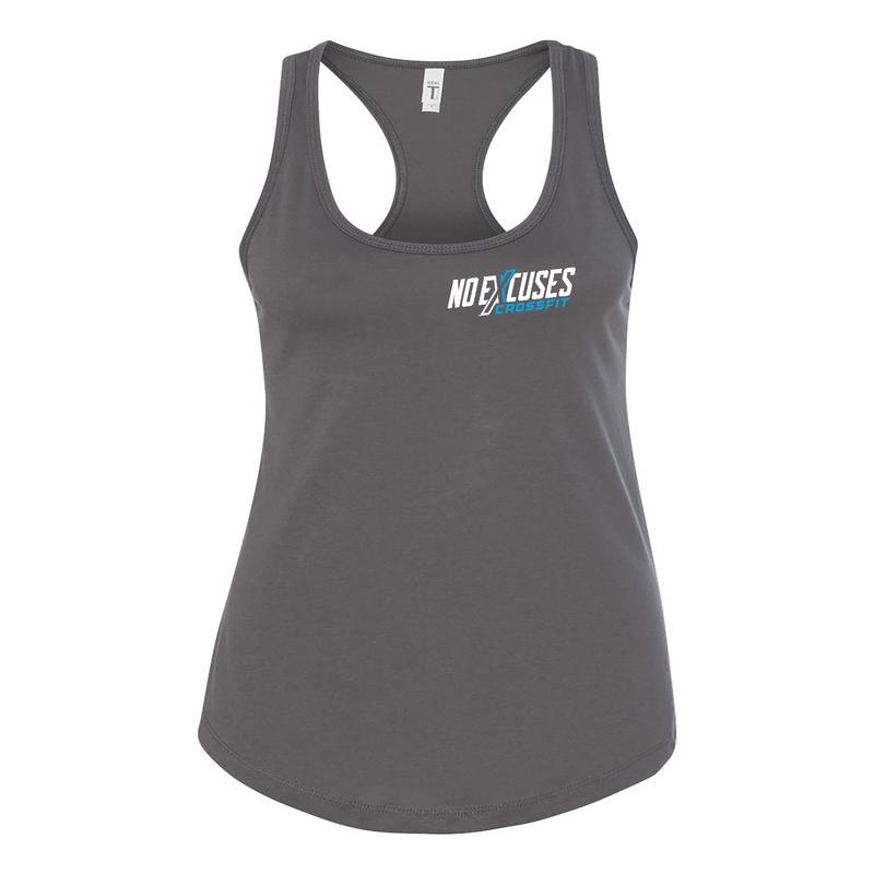 Womens 2X-Large DARK_GRAY Tank Top (Front Print Only)