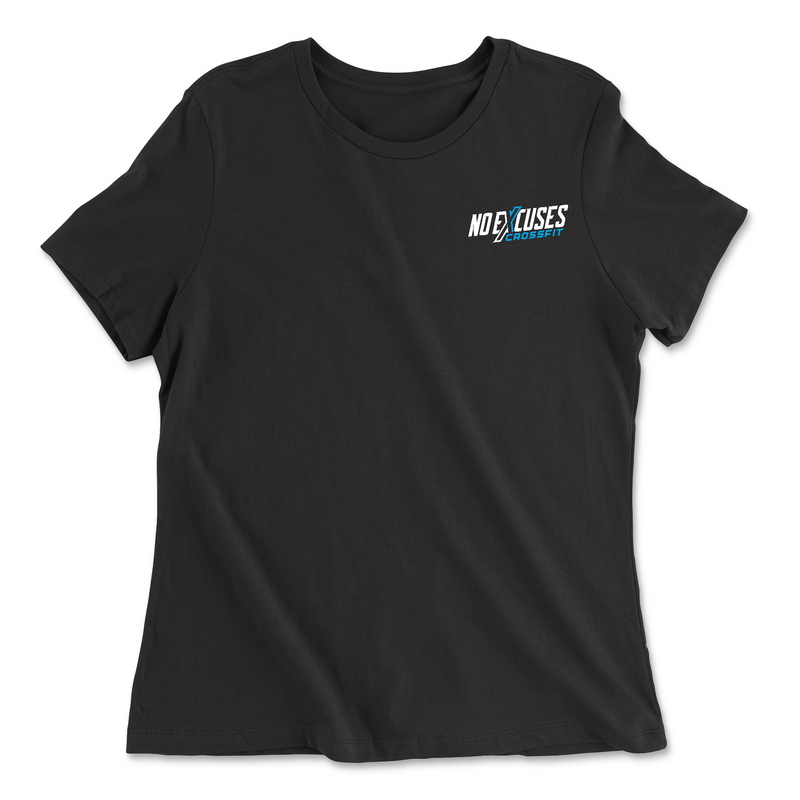 Womens 2X-Large BLACK Relaxed Jersey T-Shirt