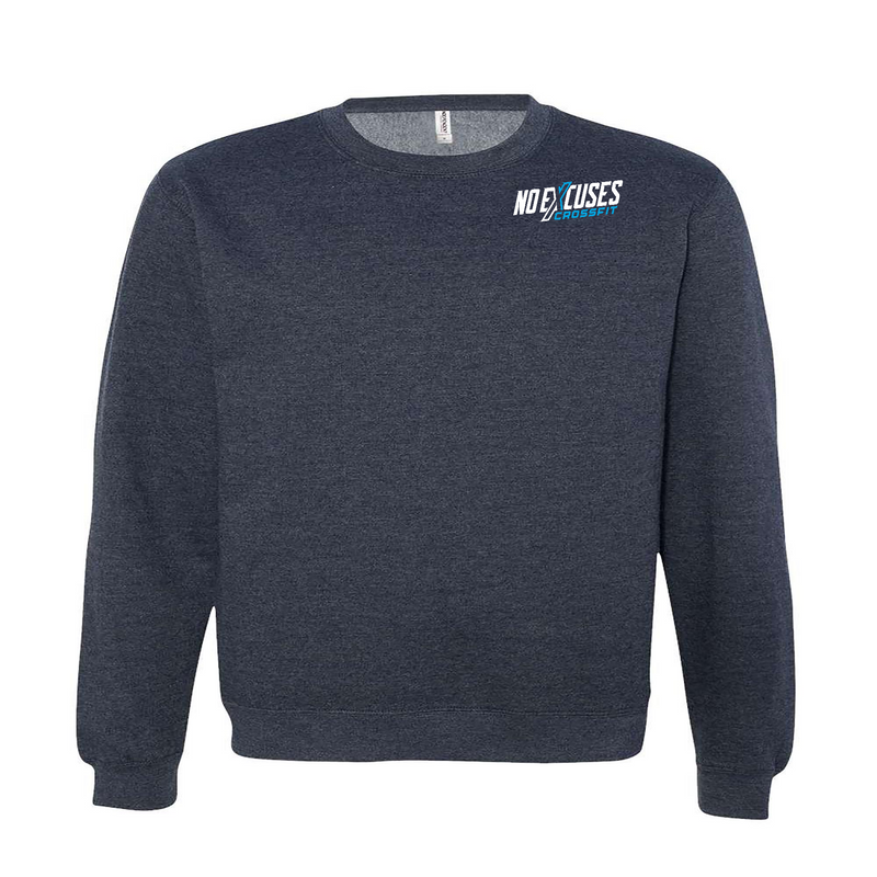 Mens 2X-Large CLASSIC_NAVY_HEATHER Midweight Sweatshirt
