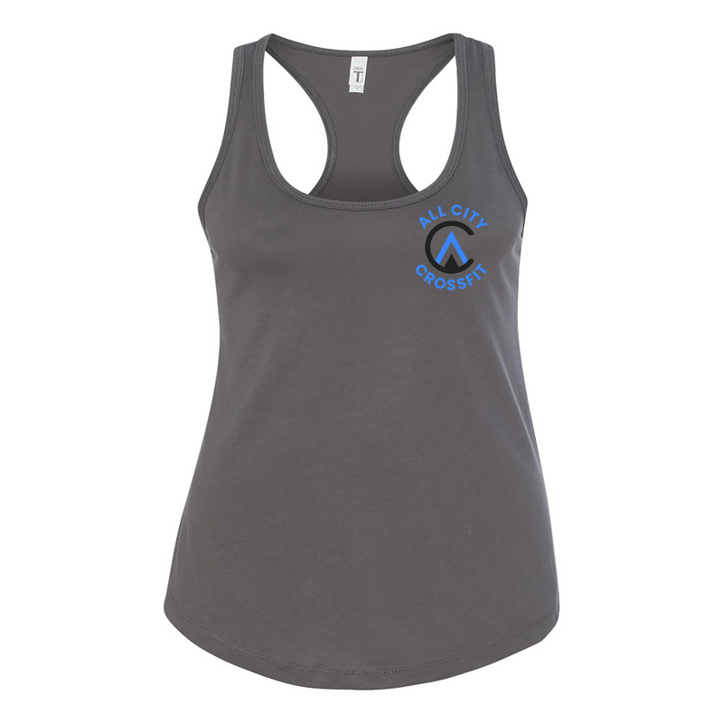 Womens 2X-Large DARK_GRAY Tank Top (Front Print Only)