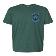 Mens 2X-Large HEATHER_FOREST_GREEN T-Shirt